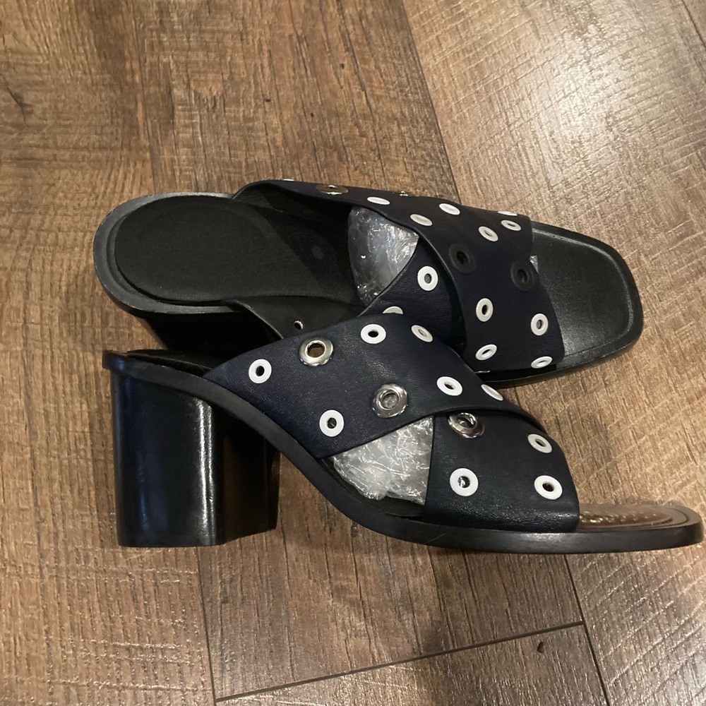 Rag and Bone studded mules